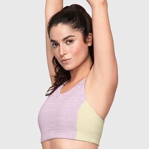 Outdoor Voices TechSweat key bra/crop top
